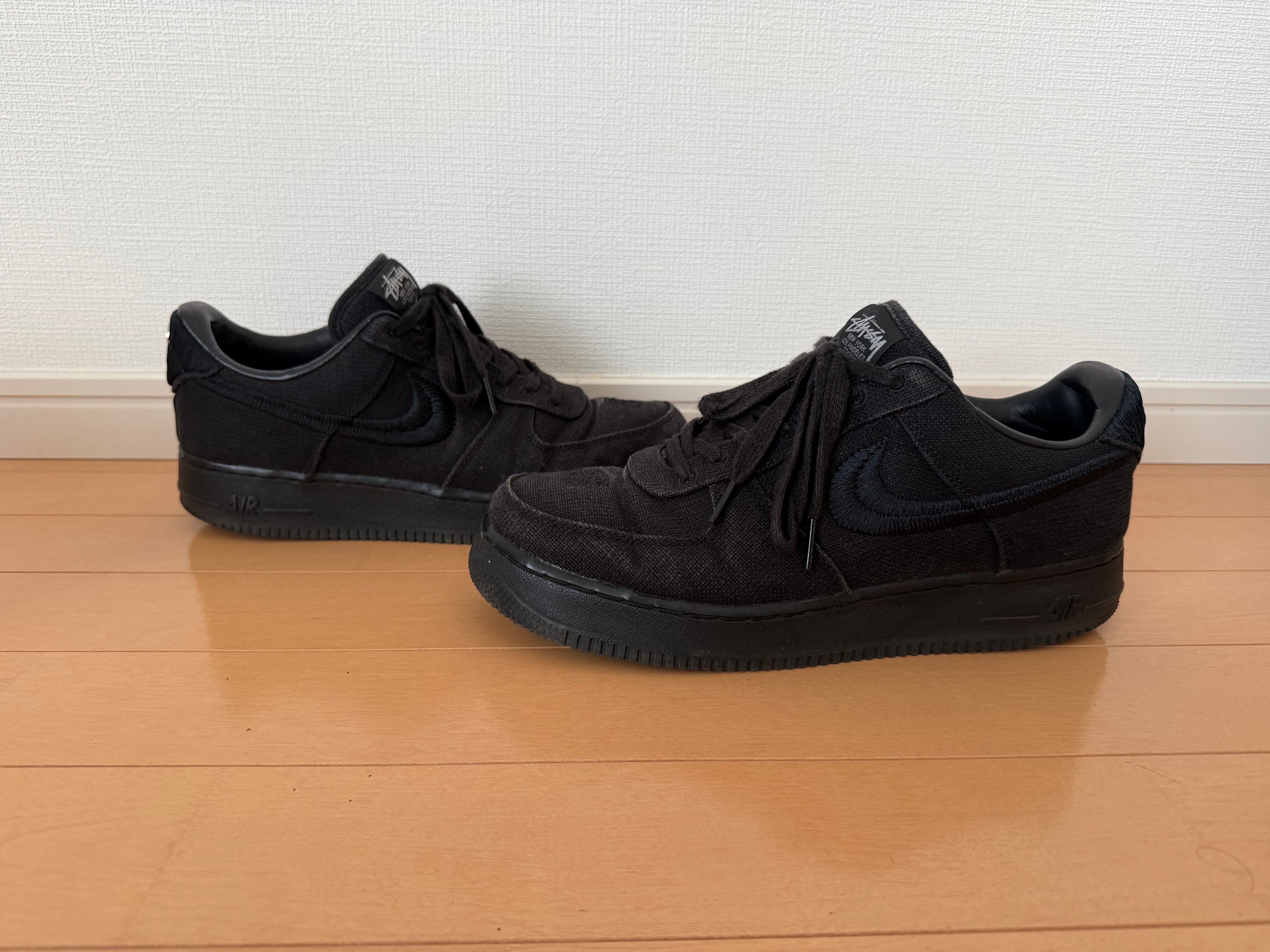Stussy × Nike Air Force 1 Low "Triple Black"