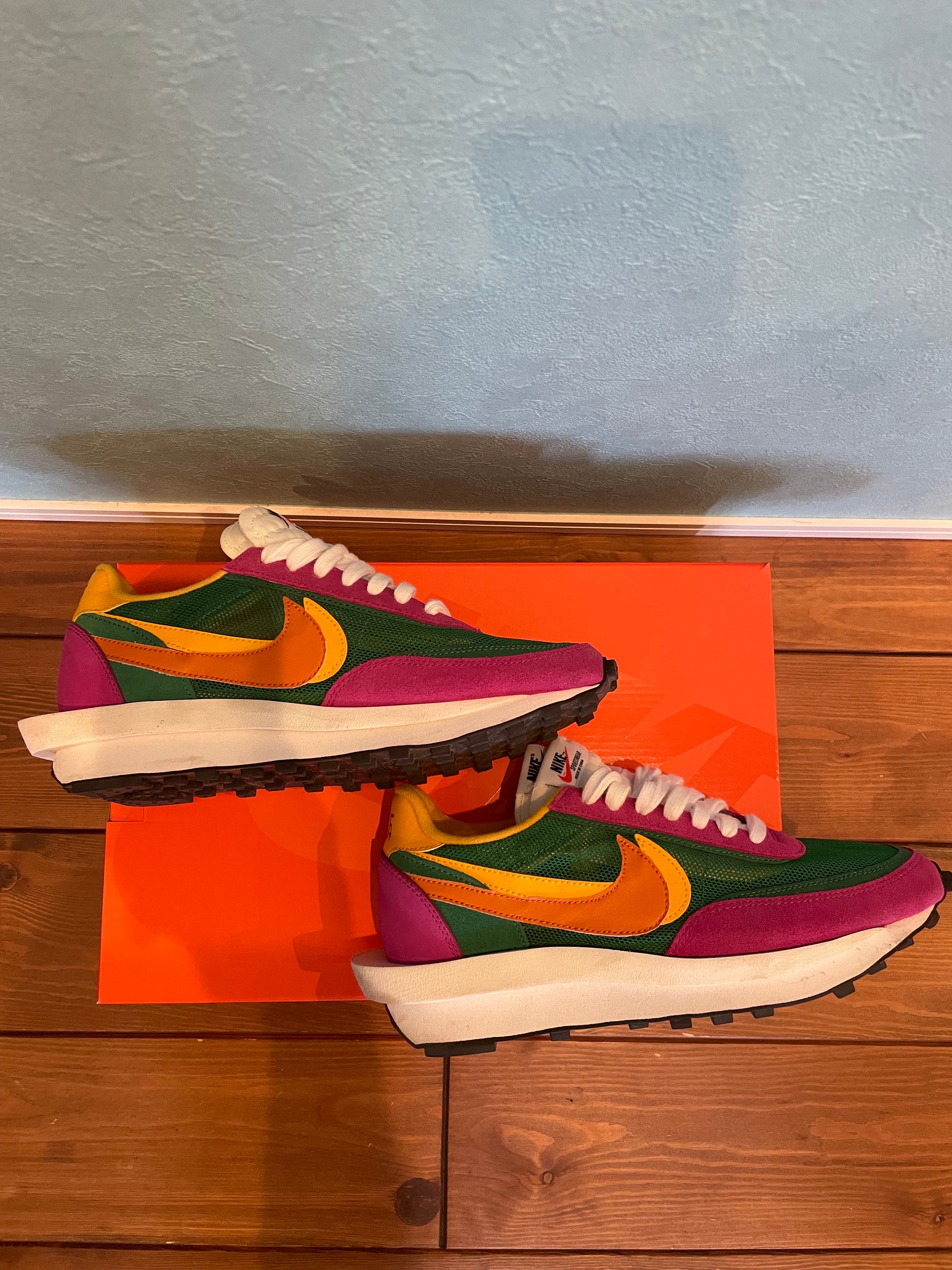 sacai × NIKE LDV WAFFLE "PINE GREEN"