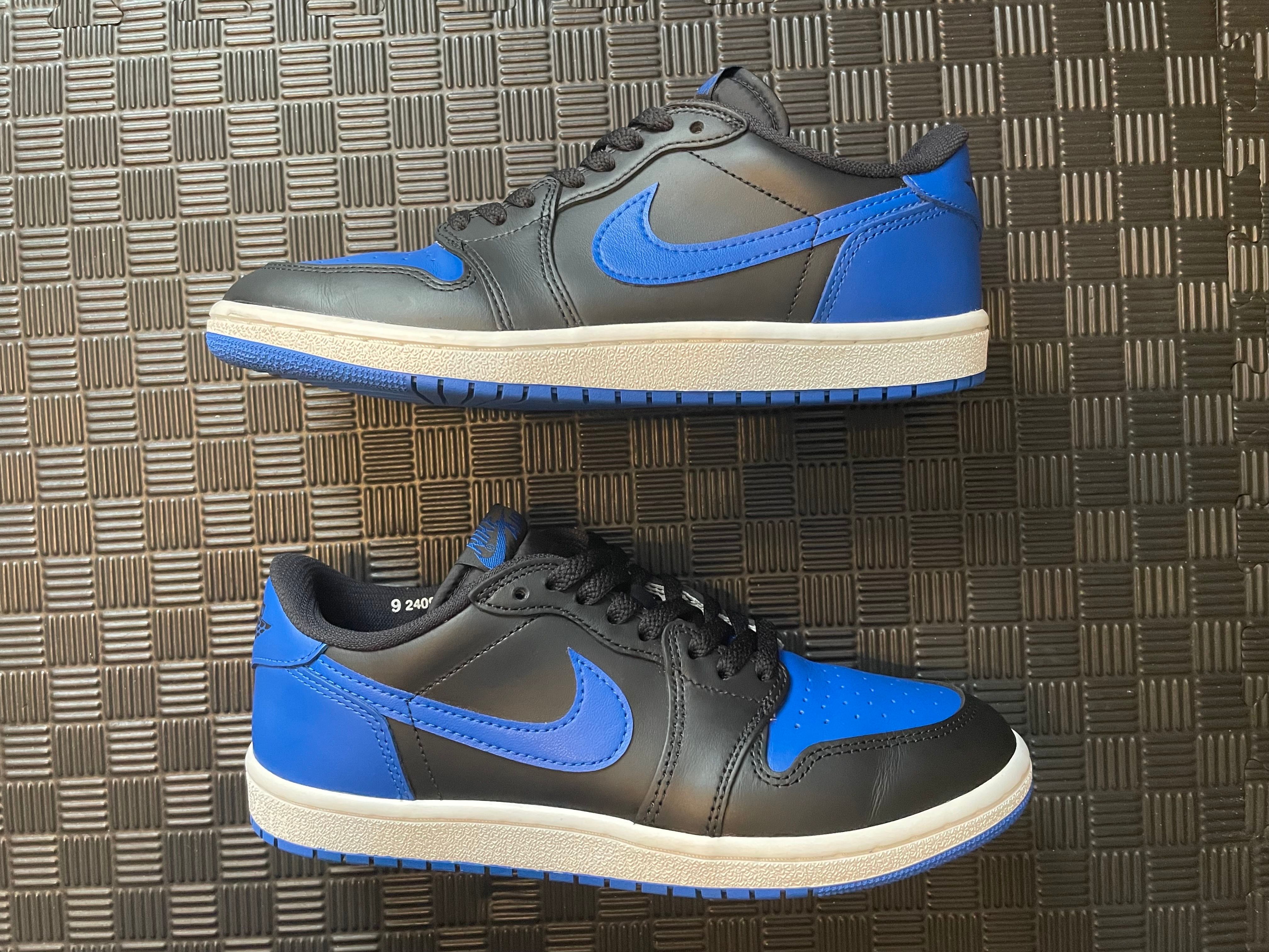 Nike Air Jordan 1 Low '85 "Black and Royal Blue"
