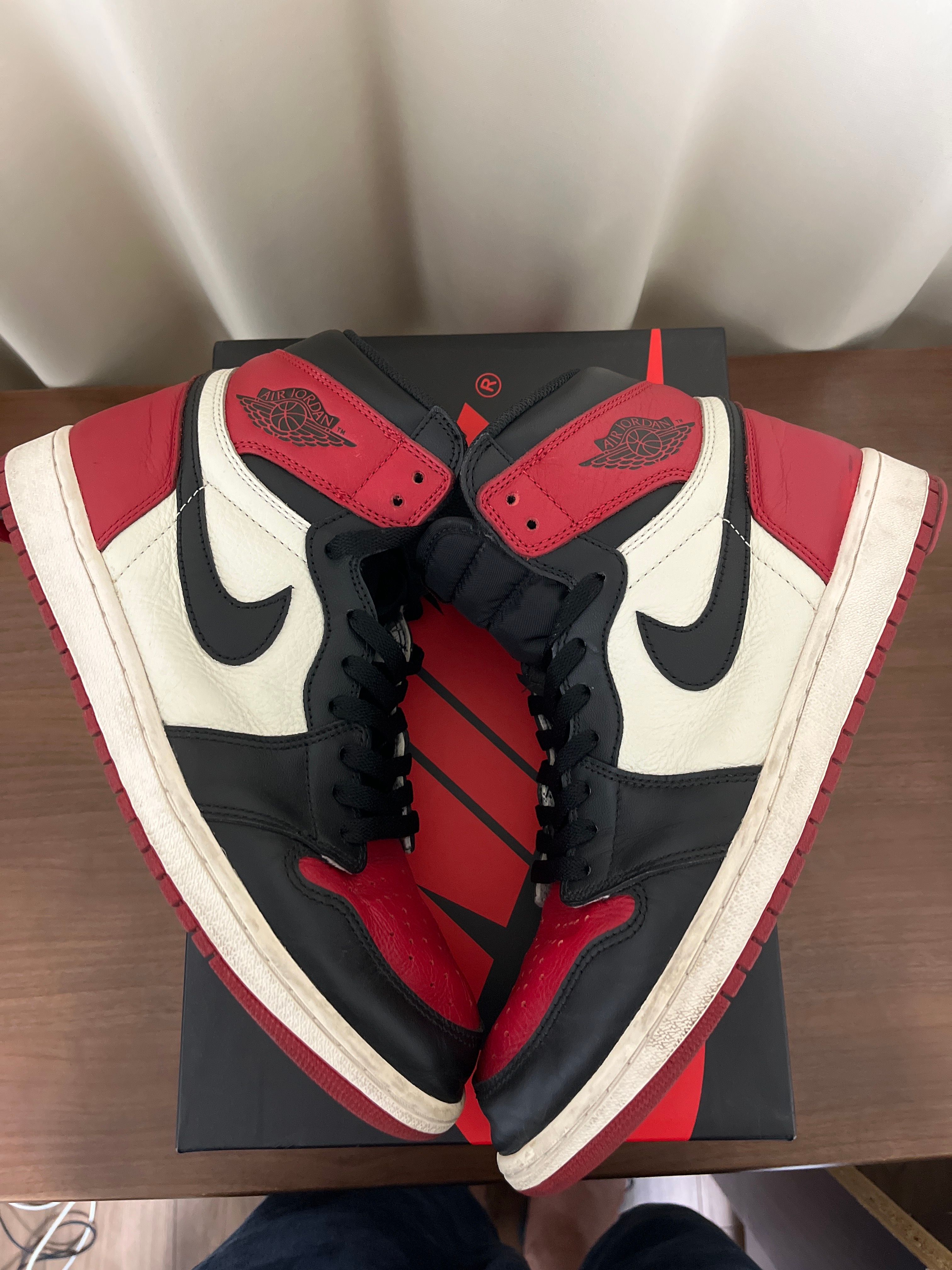 Nike Air Jordan 1 Retro High OG "Bred Toe"