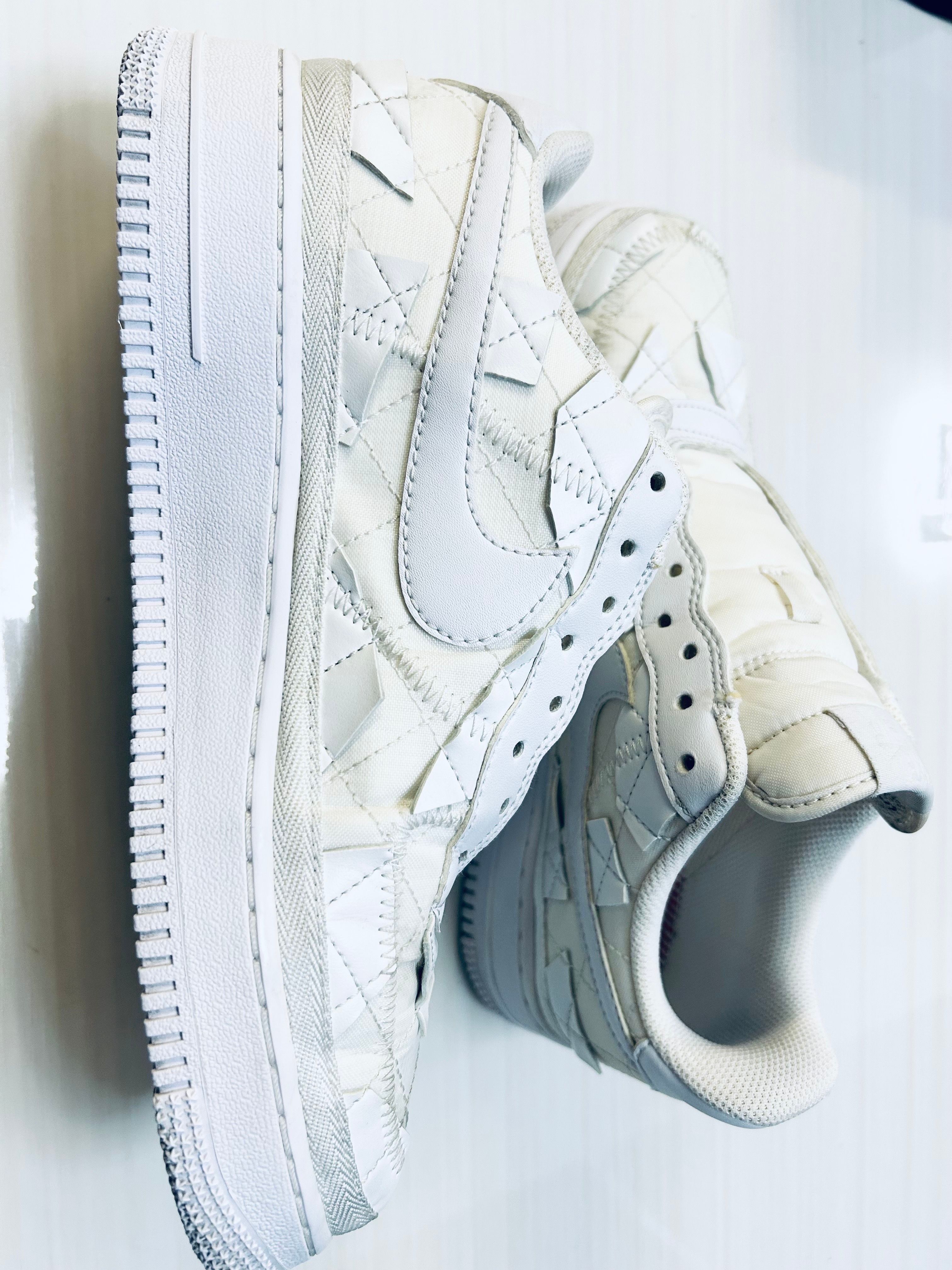 【値下げ】【極美品】エアリコプレミアム　アイボリー　サイズ1 Billie Eilish × Nike Wmns Air Force 1 Low SP “Triple White