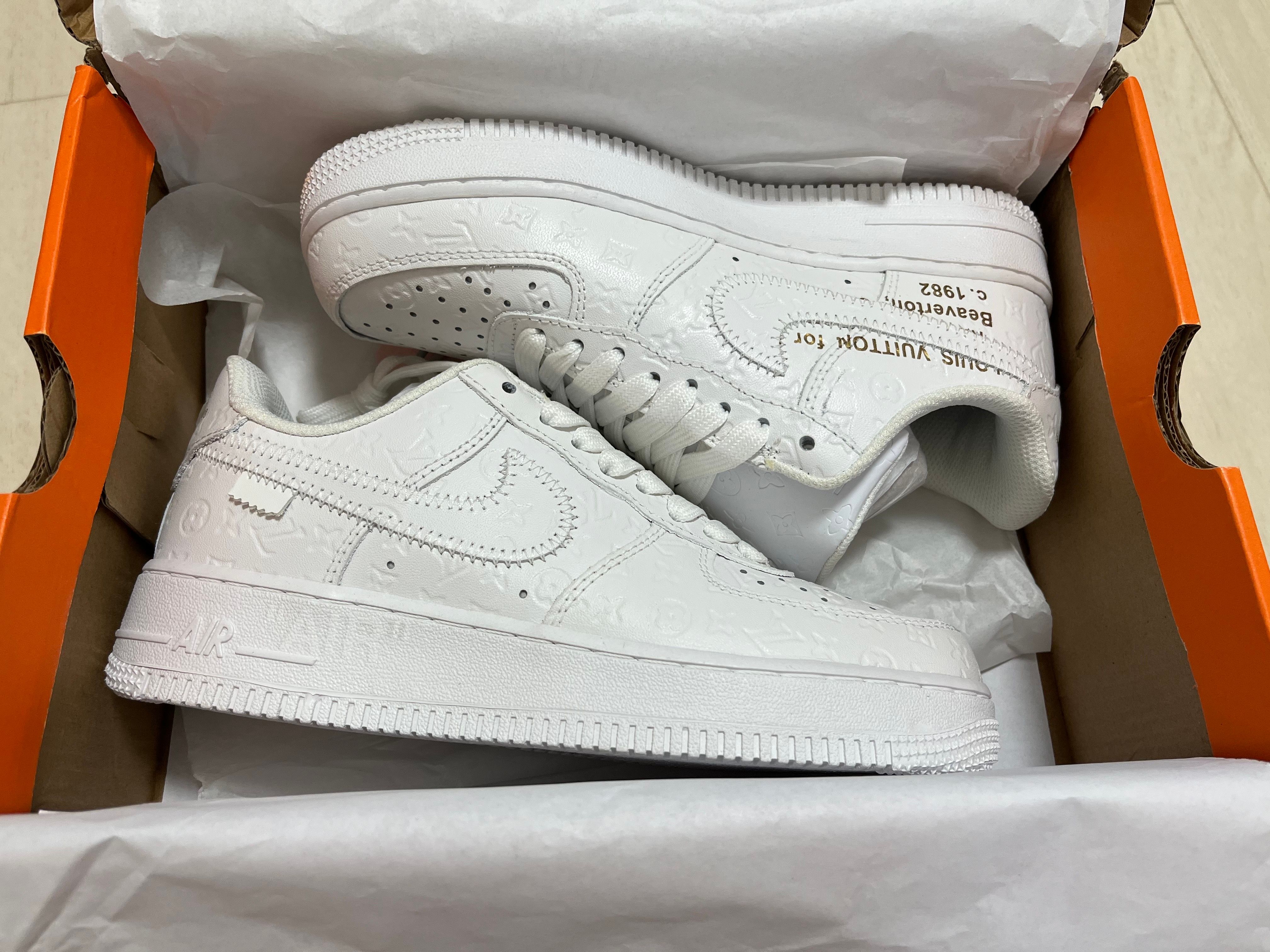 Louis Vuitton × Nike Air Force 1 Low by Virgil Abloh "White"