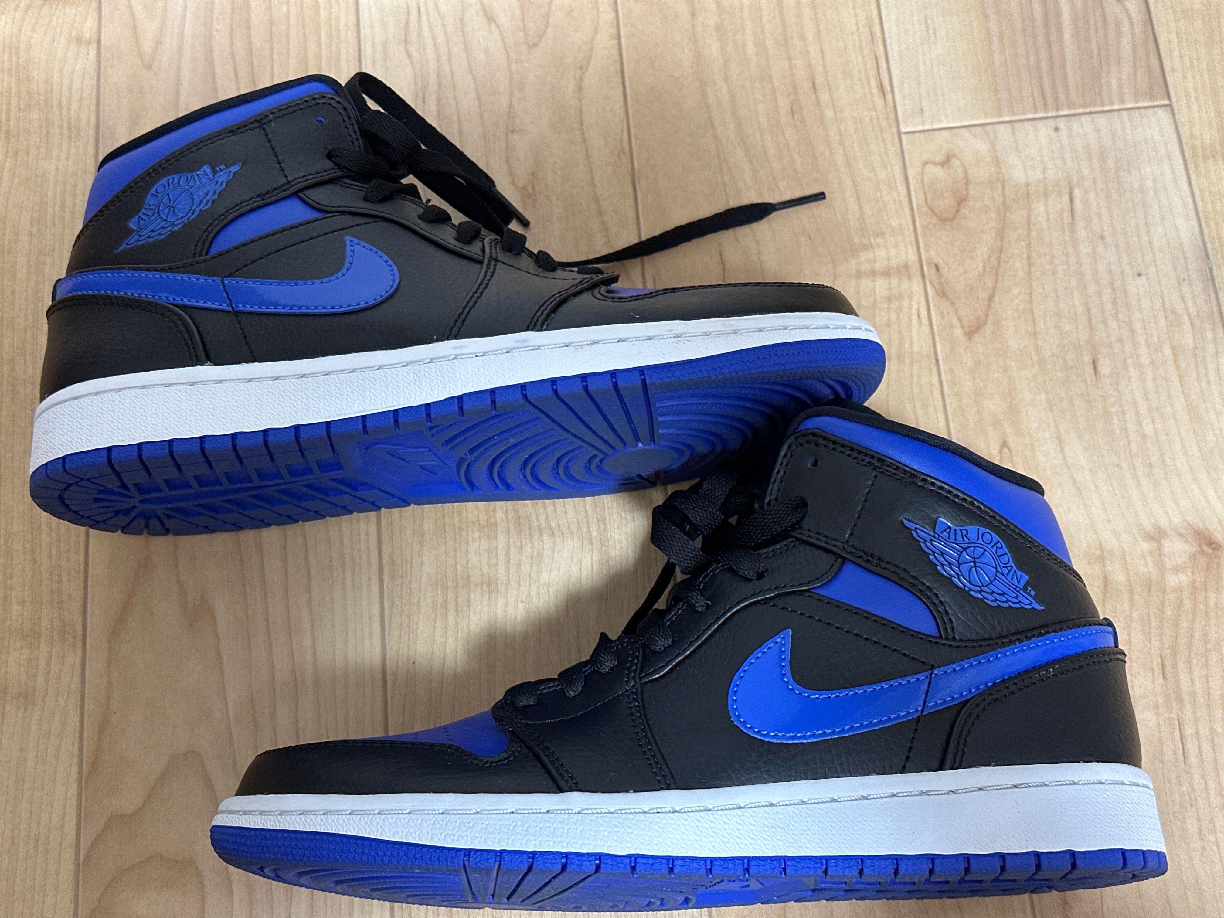 NIKE AIR JORDAN 1 MID "BLACK/BLUE"