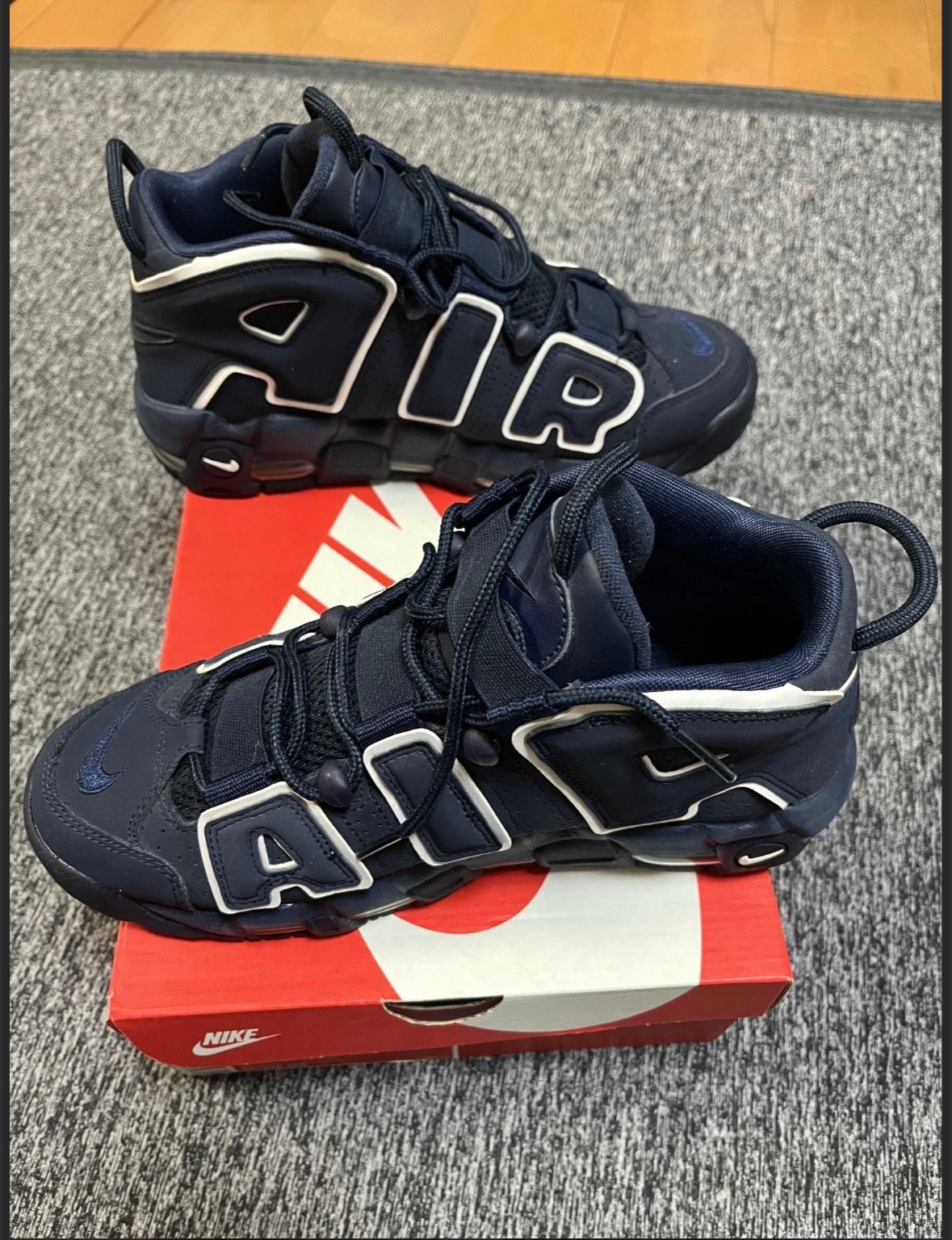 NIKE GS AIR MORE UPTEMPO "OBSIDIAN"