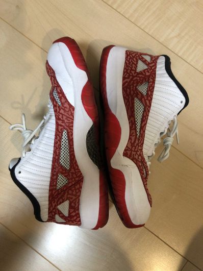 NIKE AIR JORDAN 11 RETRO LOW IE WHITE GYM RED