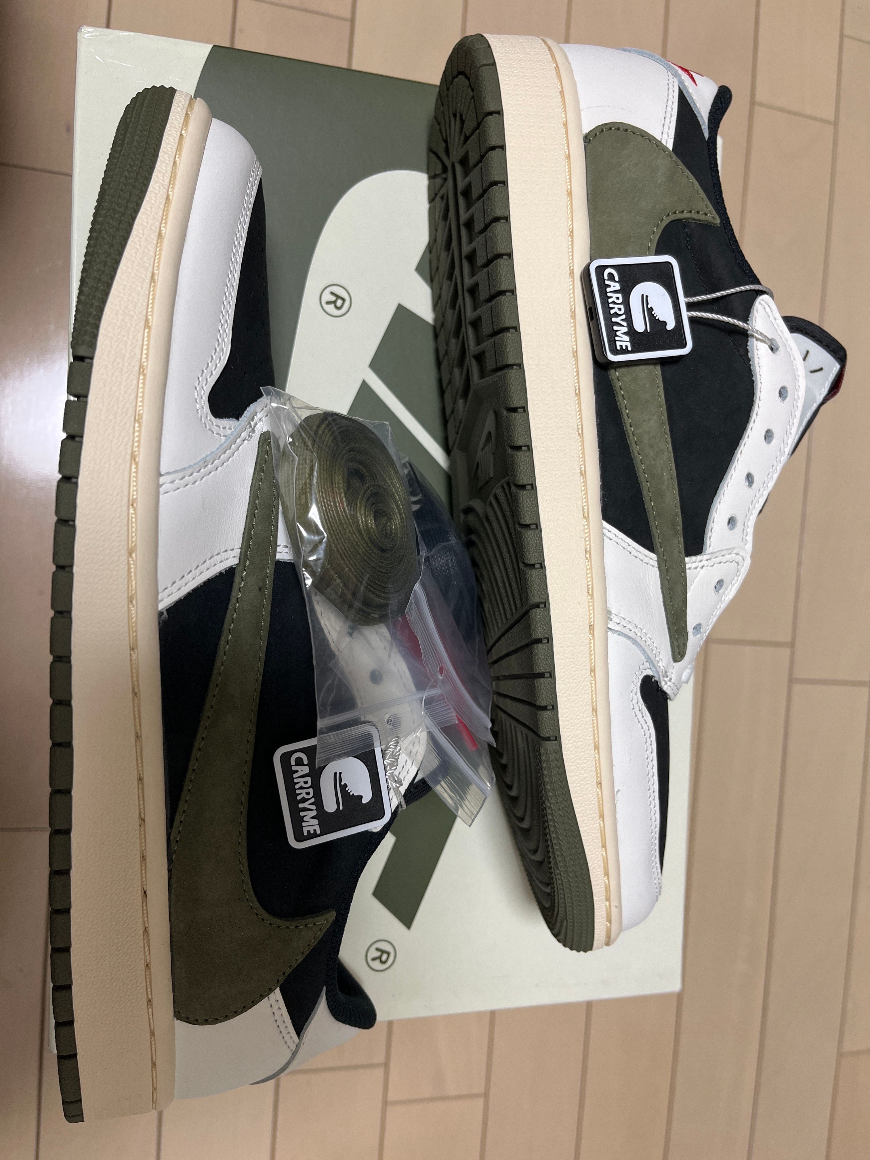 Travis Scott × Nike Women's Air Jordan 1 Low OG "Medium Olive"