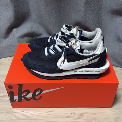 fragment design × sacai × Nike LD Waffle "Blackended Blue"