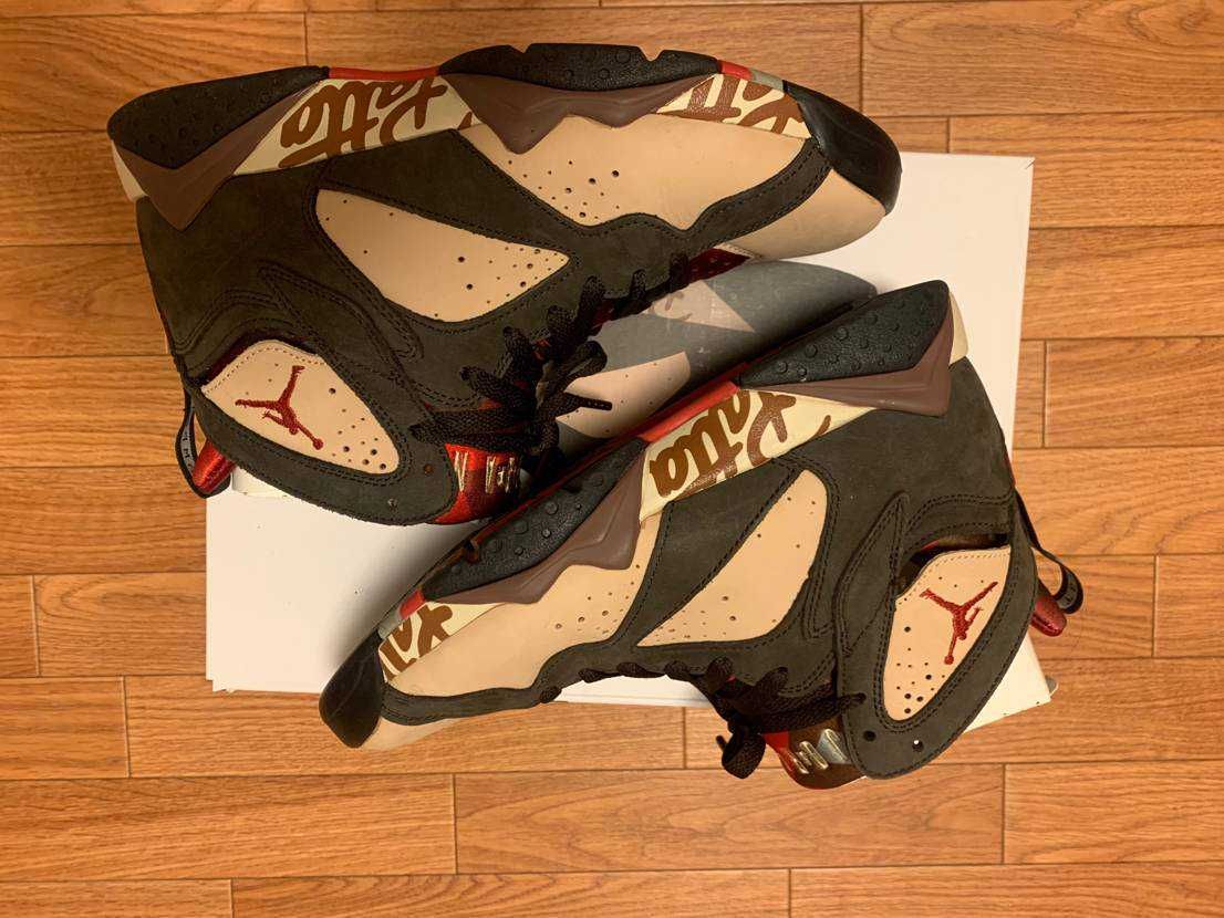 Patta × Nike Air Jordan 7 OG "Brown"