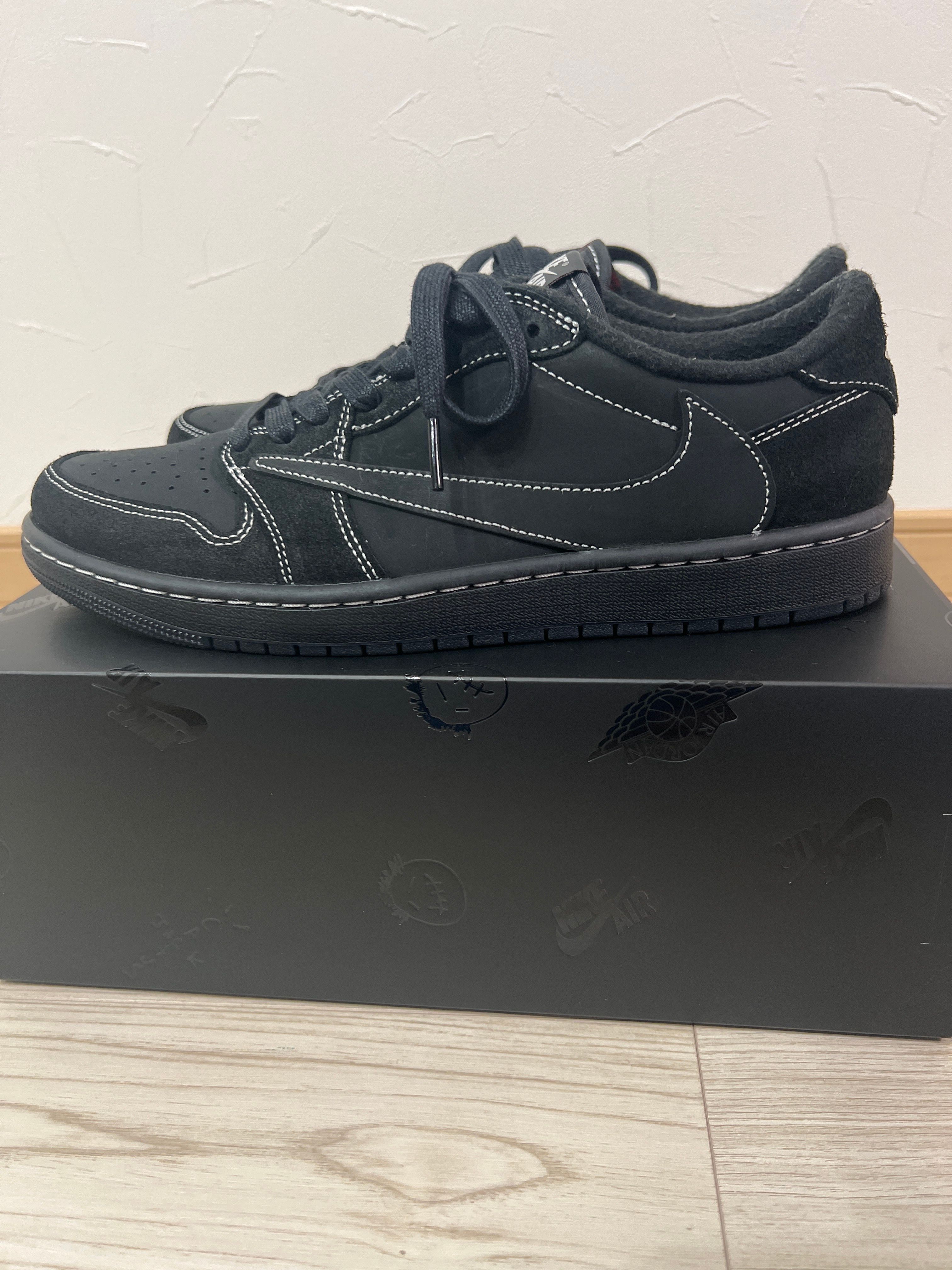 Travis Scott × Nike Air Jordan 1 Low OG SP "Black Phantom"
