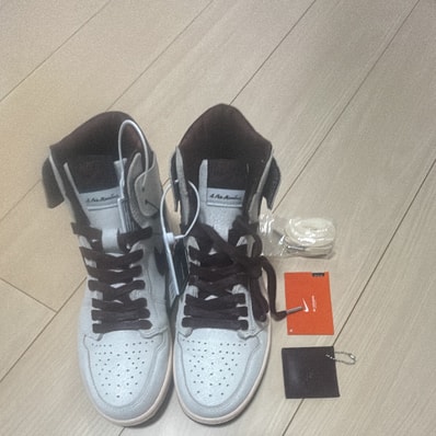 A Ma Maniere × Nike Air Jordan 1 Retro High OG "Sail and Burgundy"