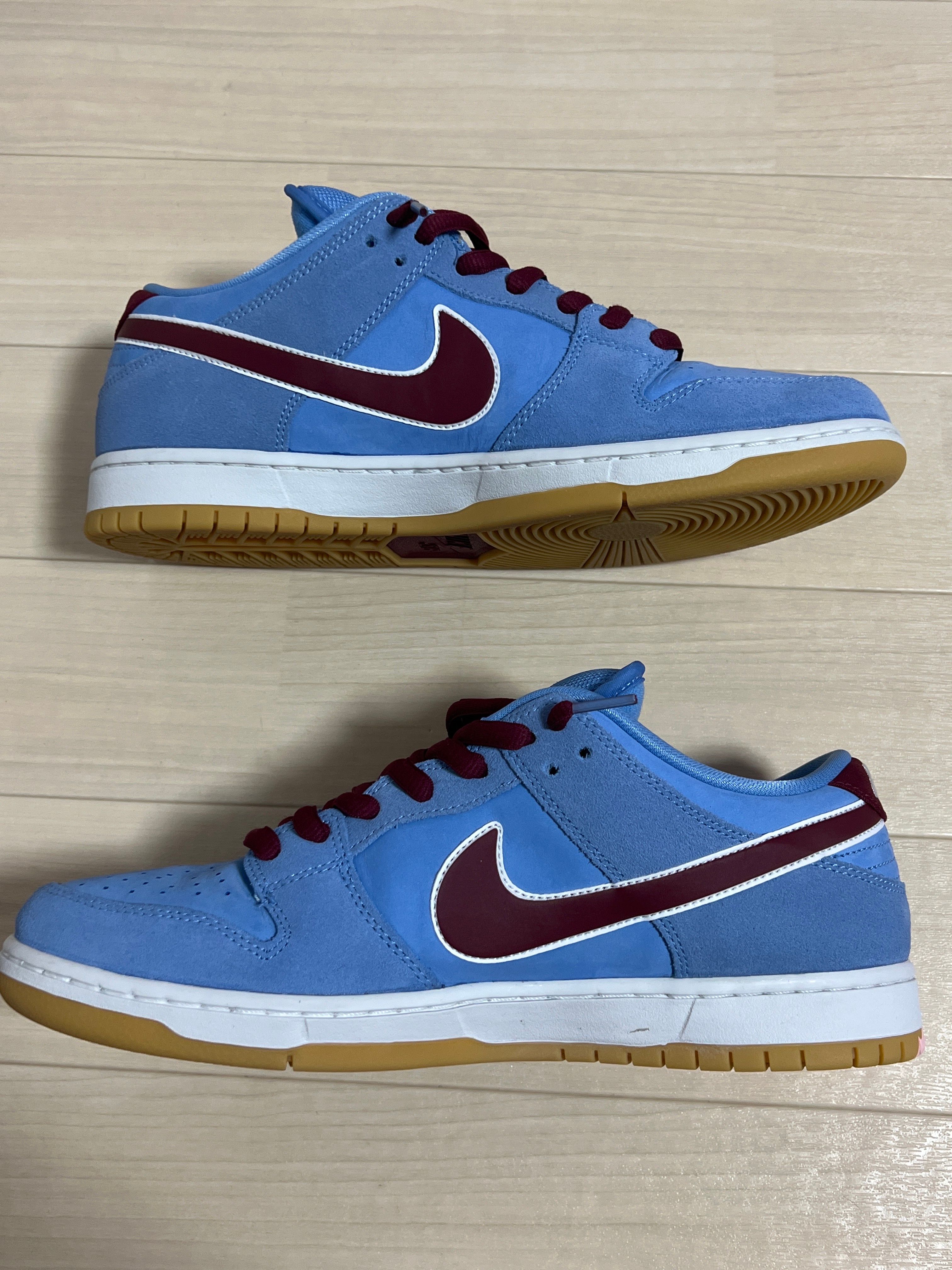 Nike SB Dunk Low Pro "Philadelphia Phillies/Valor Blue and Team Maroon"