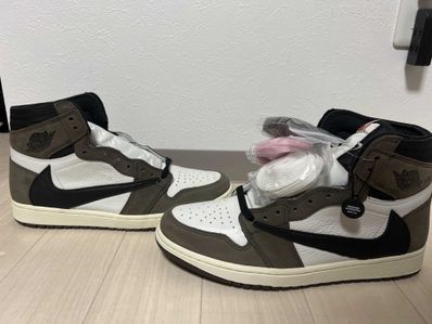 Travis Scott × Nike Air Jordan 1 Retro High OG TS SP "Sail/Dark Mocha"