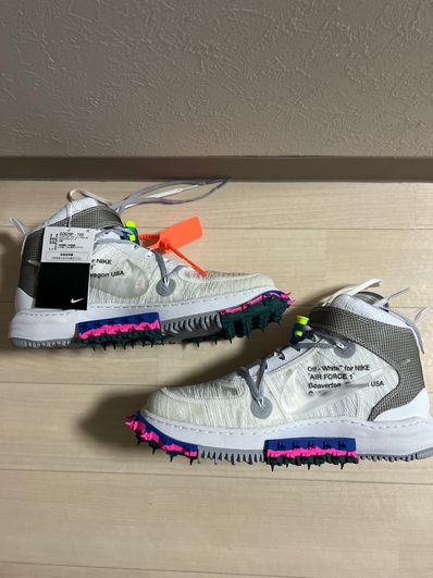 Off-White × Nike Air Force 1 Mid "White"