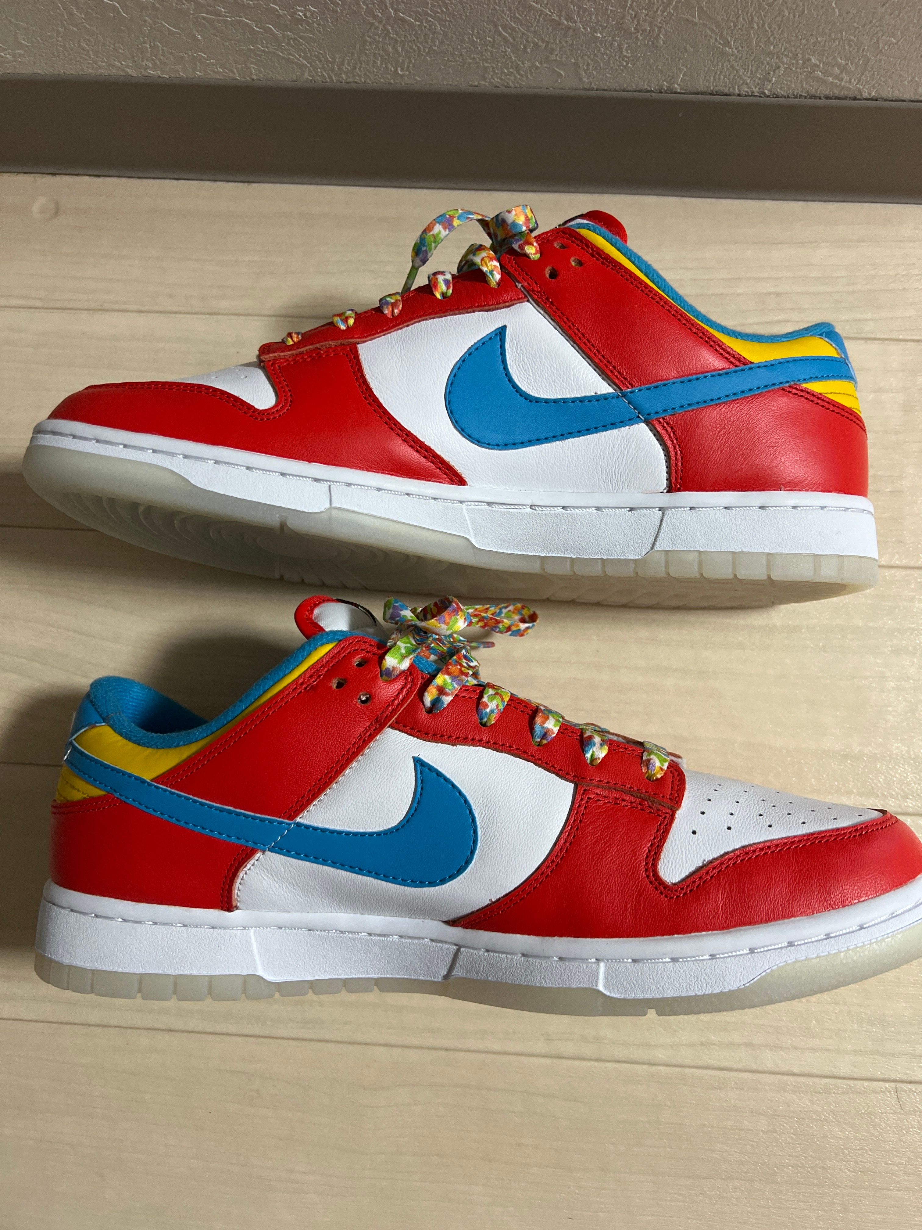 FRUiTY PEBBLESTM × Nike Dunk Low QS "Habanero Red/Dark Sulfur/Laser Blue"