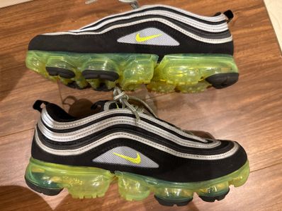Nike Air Vapormax '97 "Black/Volt-Metallic Silver"