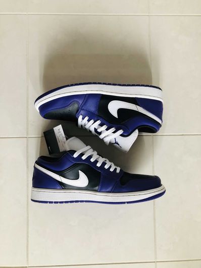 Nike Air Jordan 1 Low "Court Purple/White/Black"