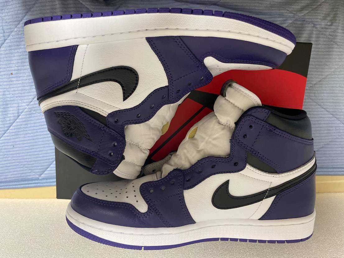 Nike Air Jordan 1 Retro High OG "Court Purple White/Black" (2020)