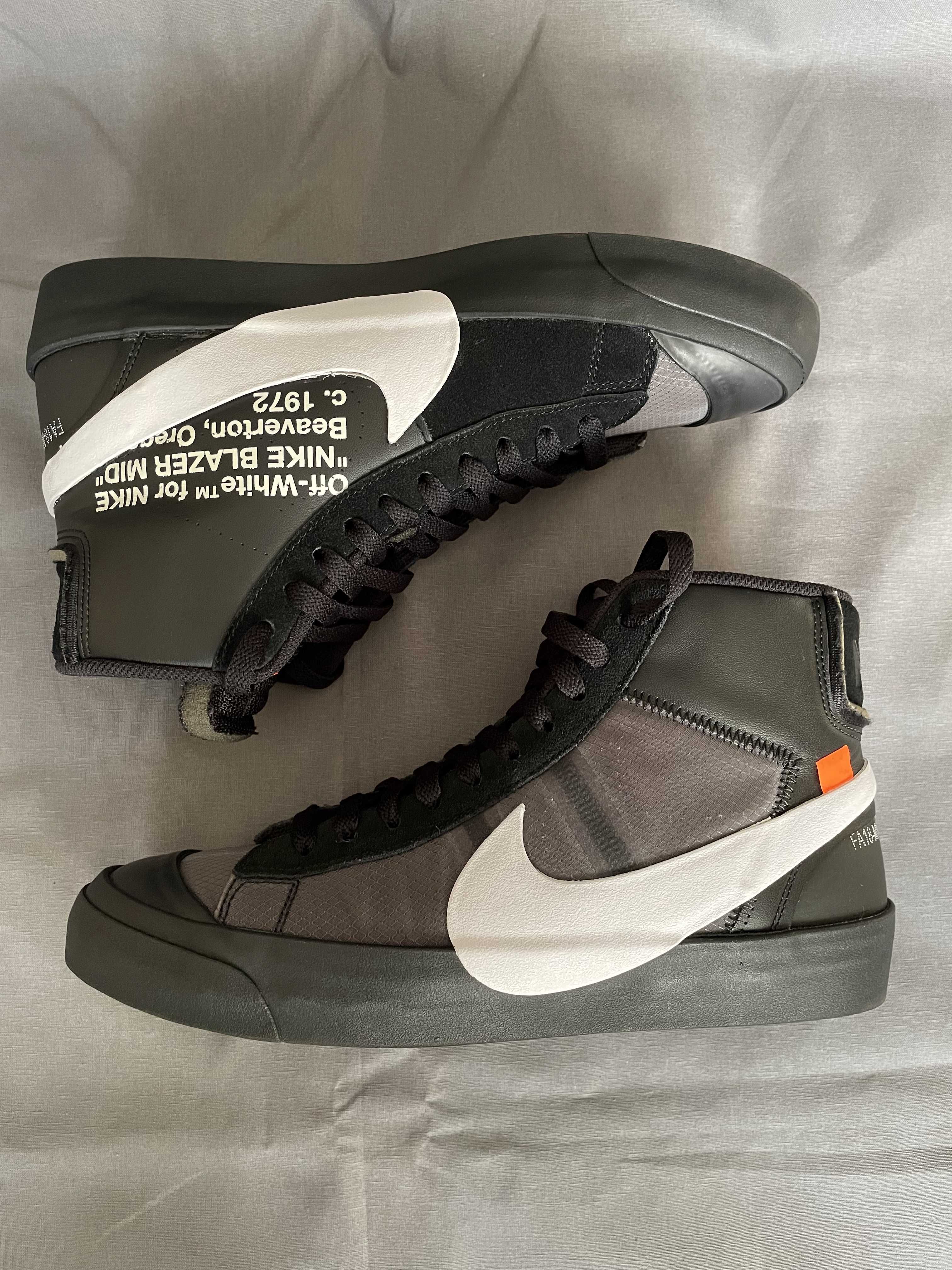 Off-White × Nike Blazer Studio Mid "Grim Reaper"