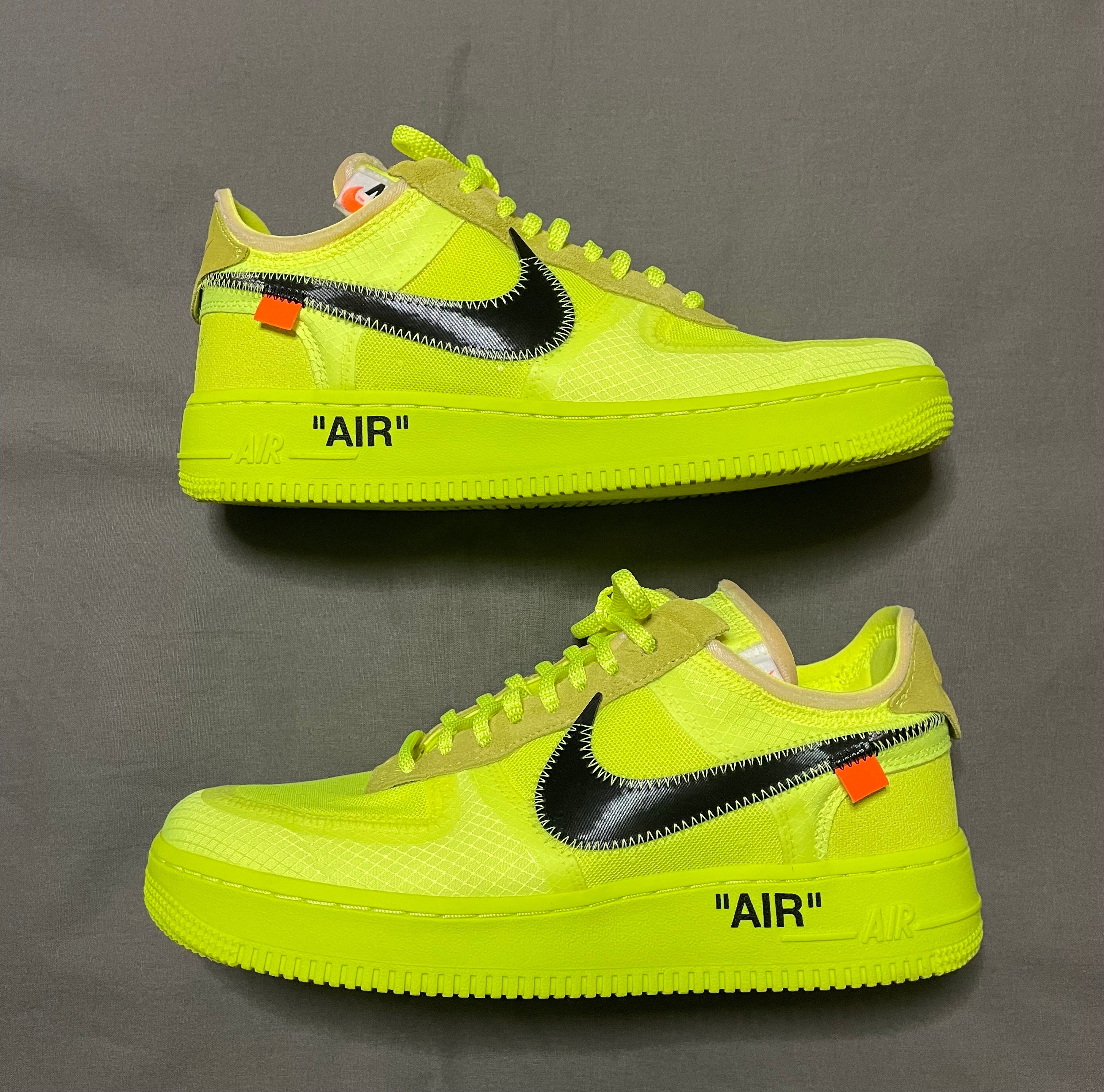 Off-White × Nike Air Force 1 Low "Volt"