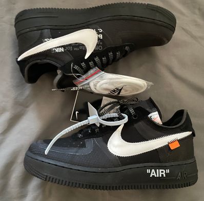 Off-White × Nike Air Force 1 Low "Black"