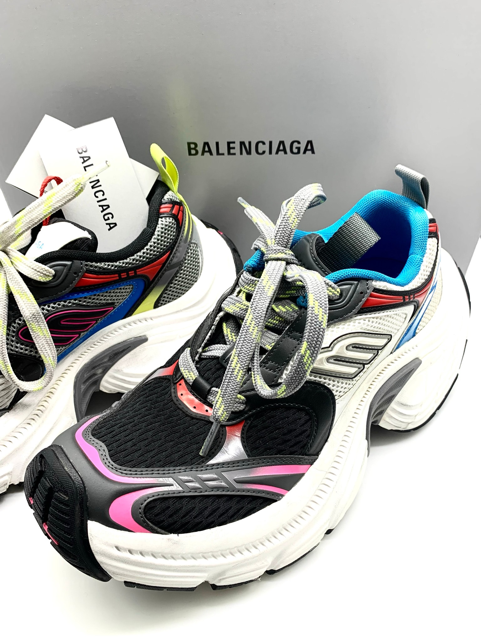 BALENCIAGA 6XL Sneaker "Black/White/Multi Color"