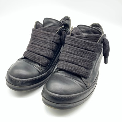 Rick Owens SS24 Jumbo Laced Sneaker Low "Black"