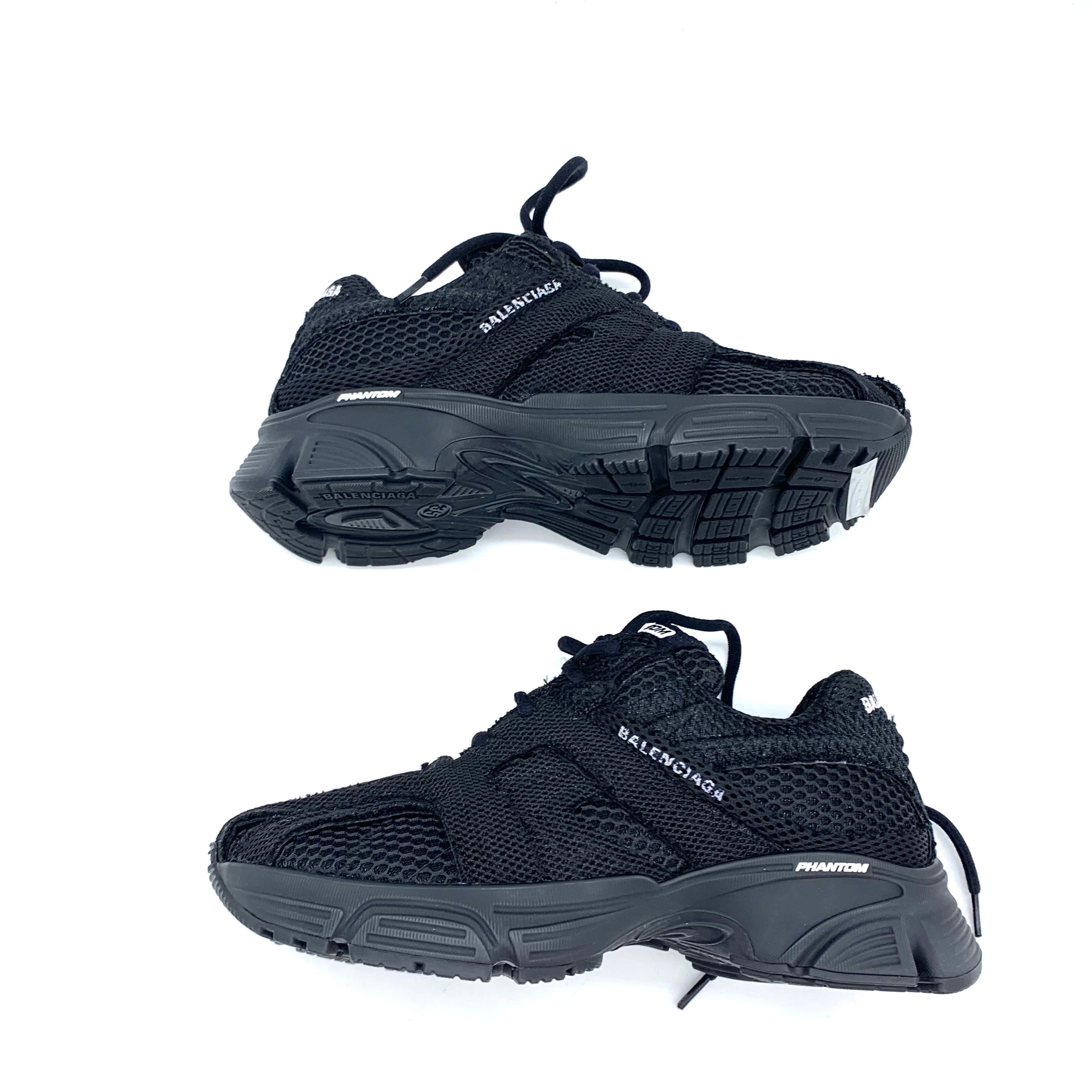 BALENCIAGA Women's Phantom Sneaker "Black"