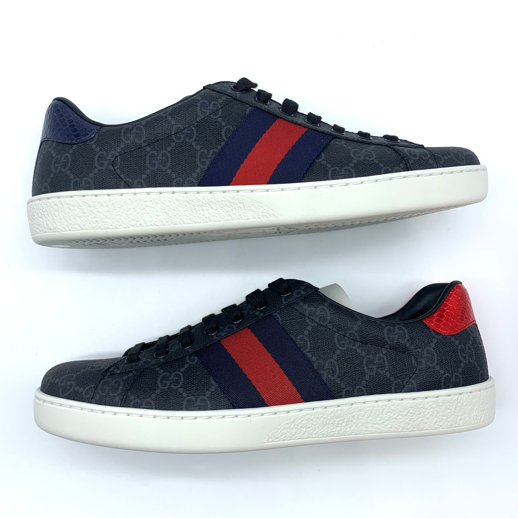 GUCCI Ace GG Supreme Sneaker "Black/Grey"