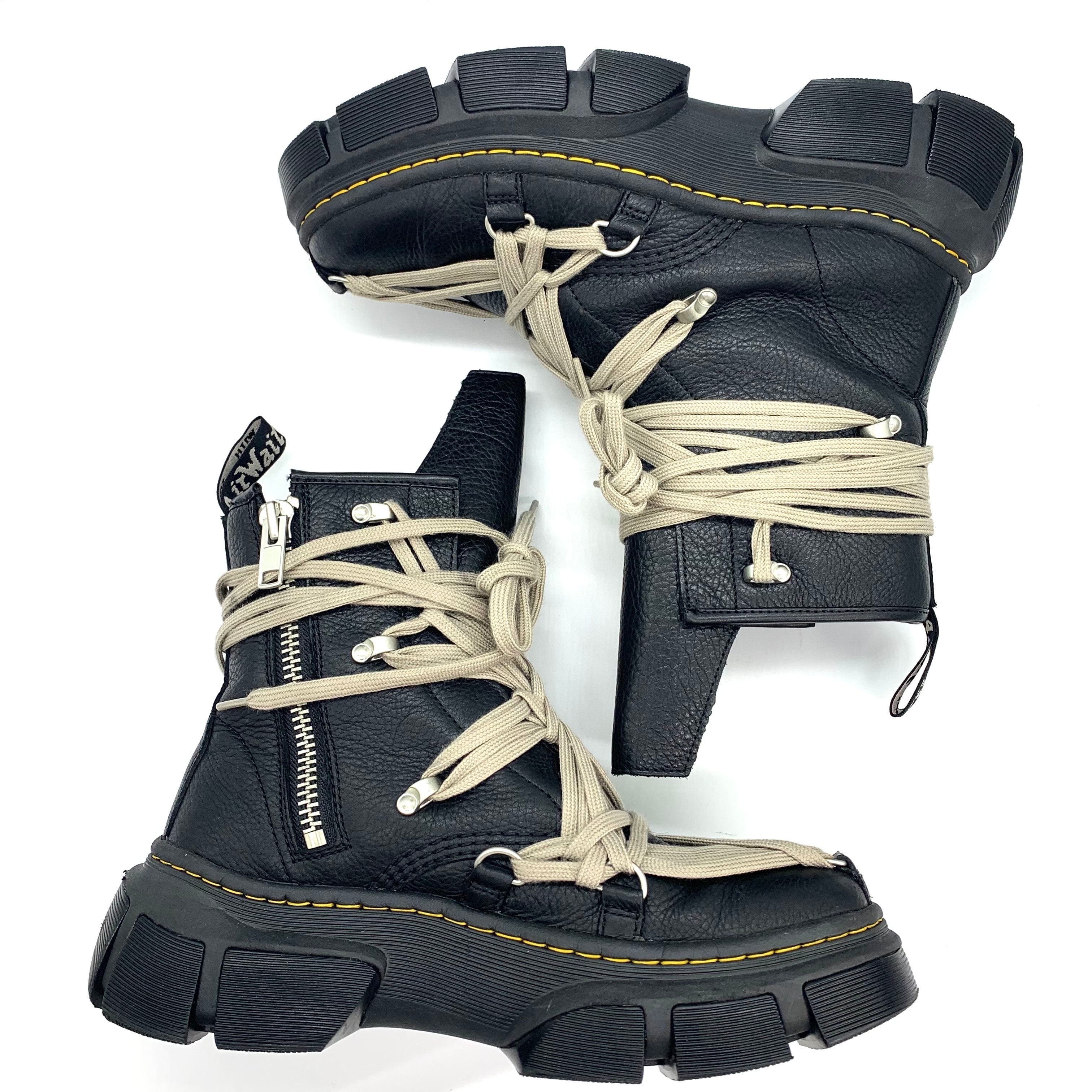 Rick Owens × Dr.Martens 1460 DMXL Mega Lace Boot "Black"