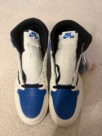 Travis Scott × fragment design × Nike Air Jordan 1 Retro High OG SP "Military Blue"