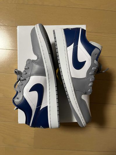 Nike Women's Air Jordan 1 Low "Grey and Blue"