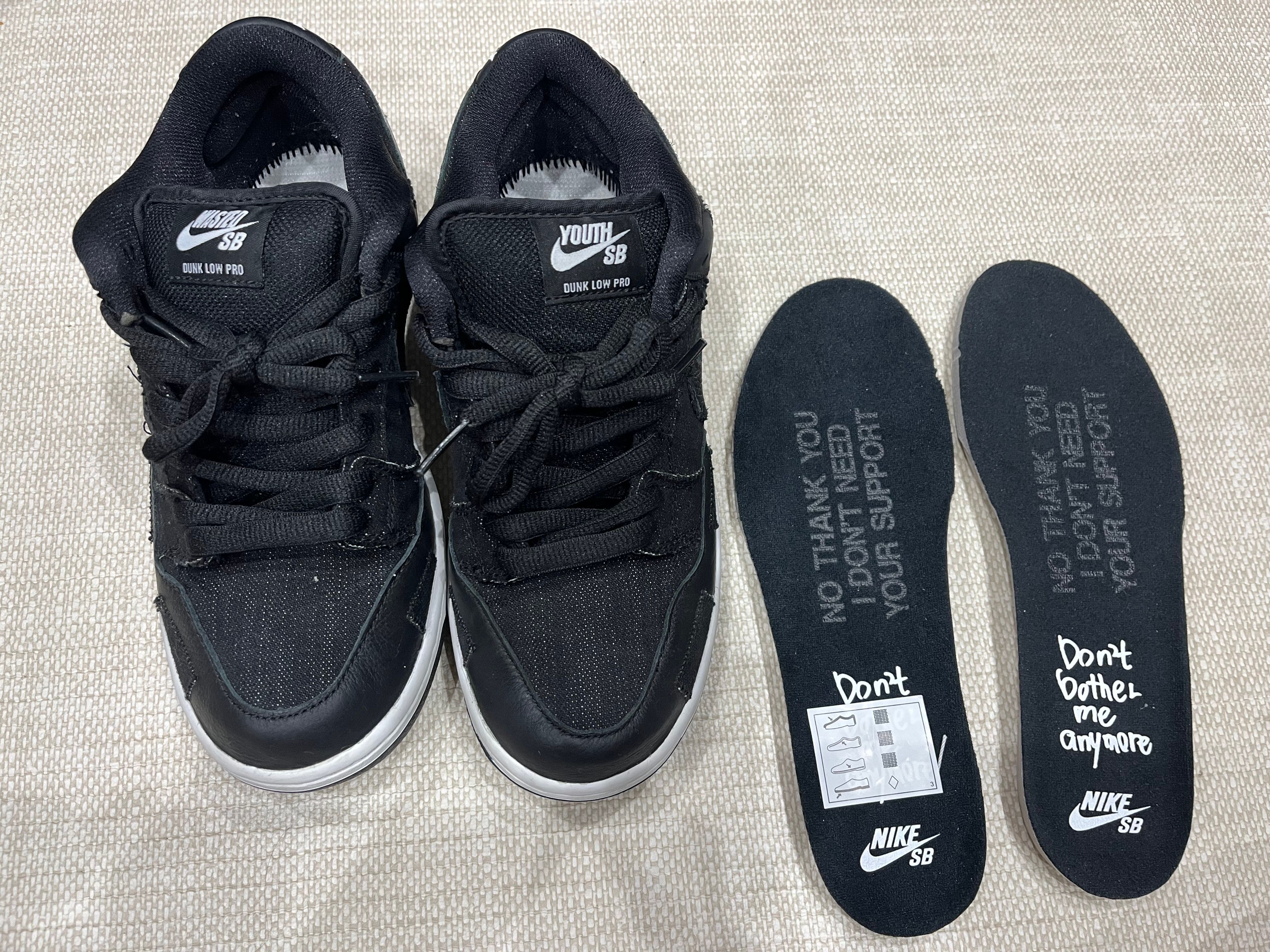 Wasted Youth × Nike SB Dunk Low "Black Denim" / VERDY