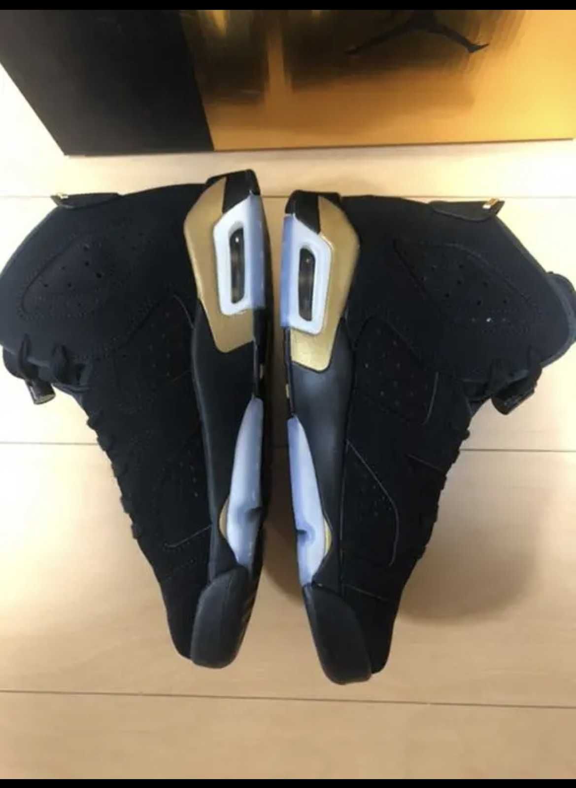 NIKE AIR JORDAN 6 GS "DMP" BLACK/METALLIC GOLD (2020)
