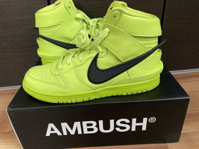 AMBUSH × NIKE DUNK HIGH "FLASH LIME"