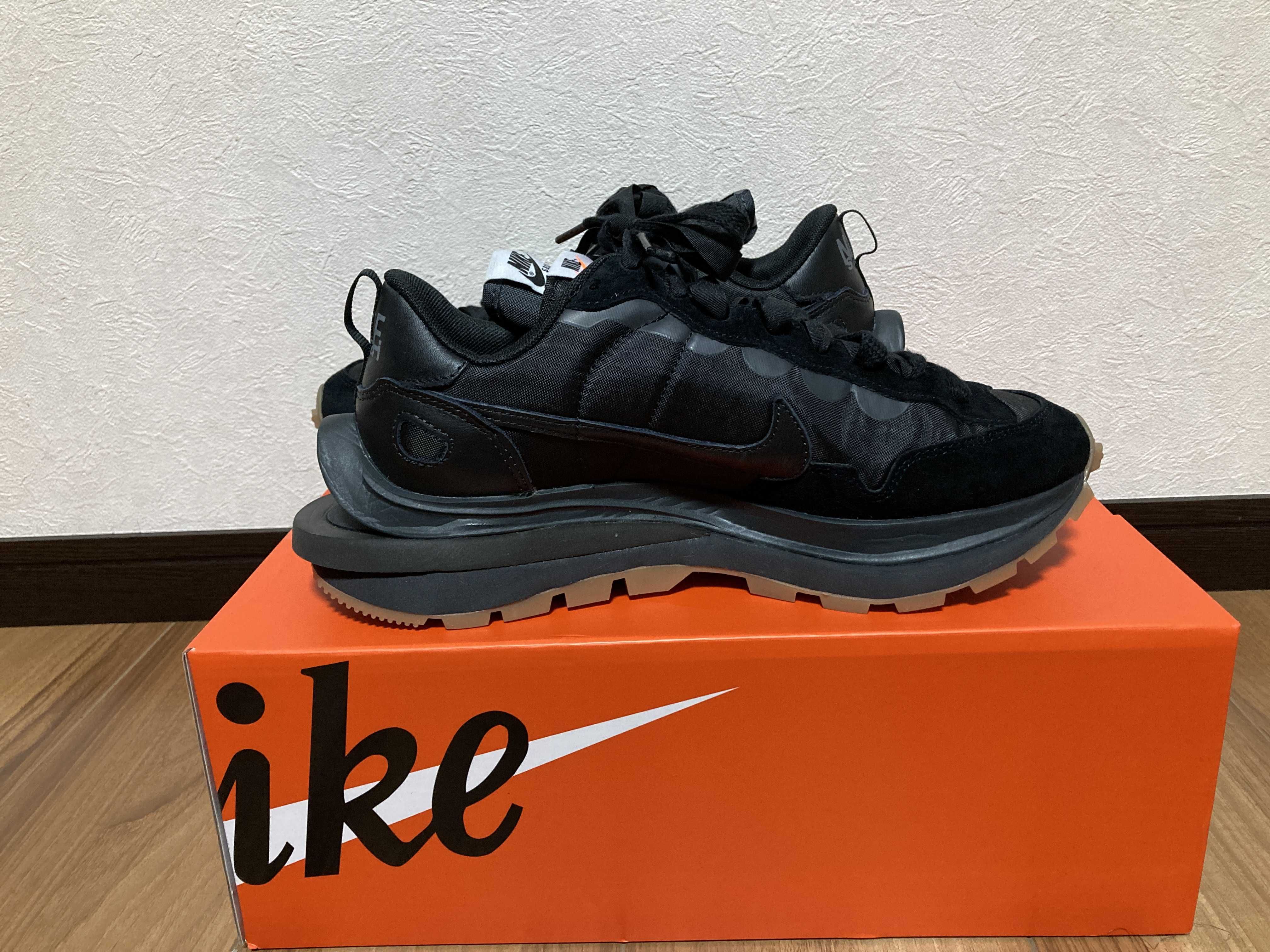 sacai × Nike VaporWaffle "Black Gum"