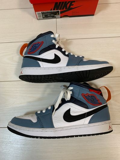 FACETASM × Nike Air Jordan 1 Mid "White/Navy"