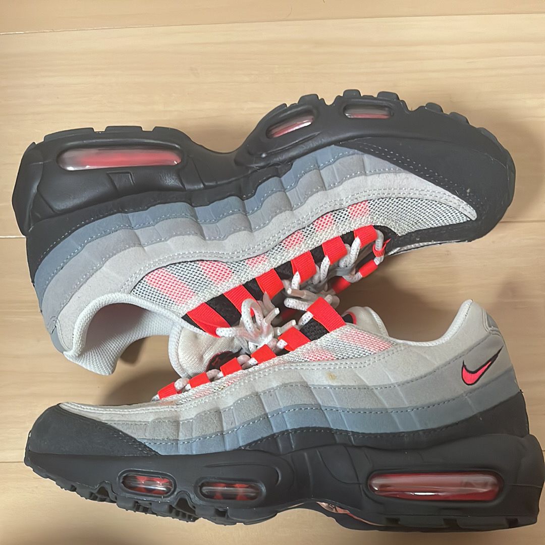 Nike Air Max 95 "White/Solar Red"