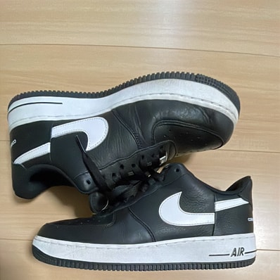 Supreme × COMME des GARCONS SHIRT × Nike Air Force 1 Low "Black/White" (2018)