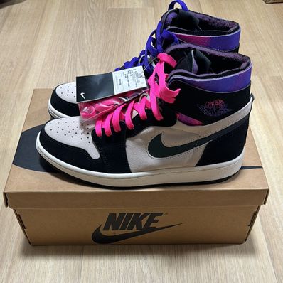 Paris Saint-Germain (PSG) × Nike Air Jordan 1 High Zoom Air CMFT "White/Black"