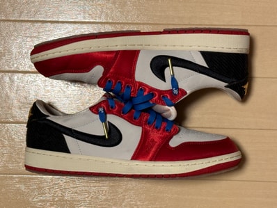 Trophy Room × Nike Air Jordan 1 Low OG "Sail and Varsity Red"