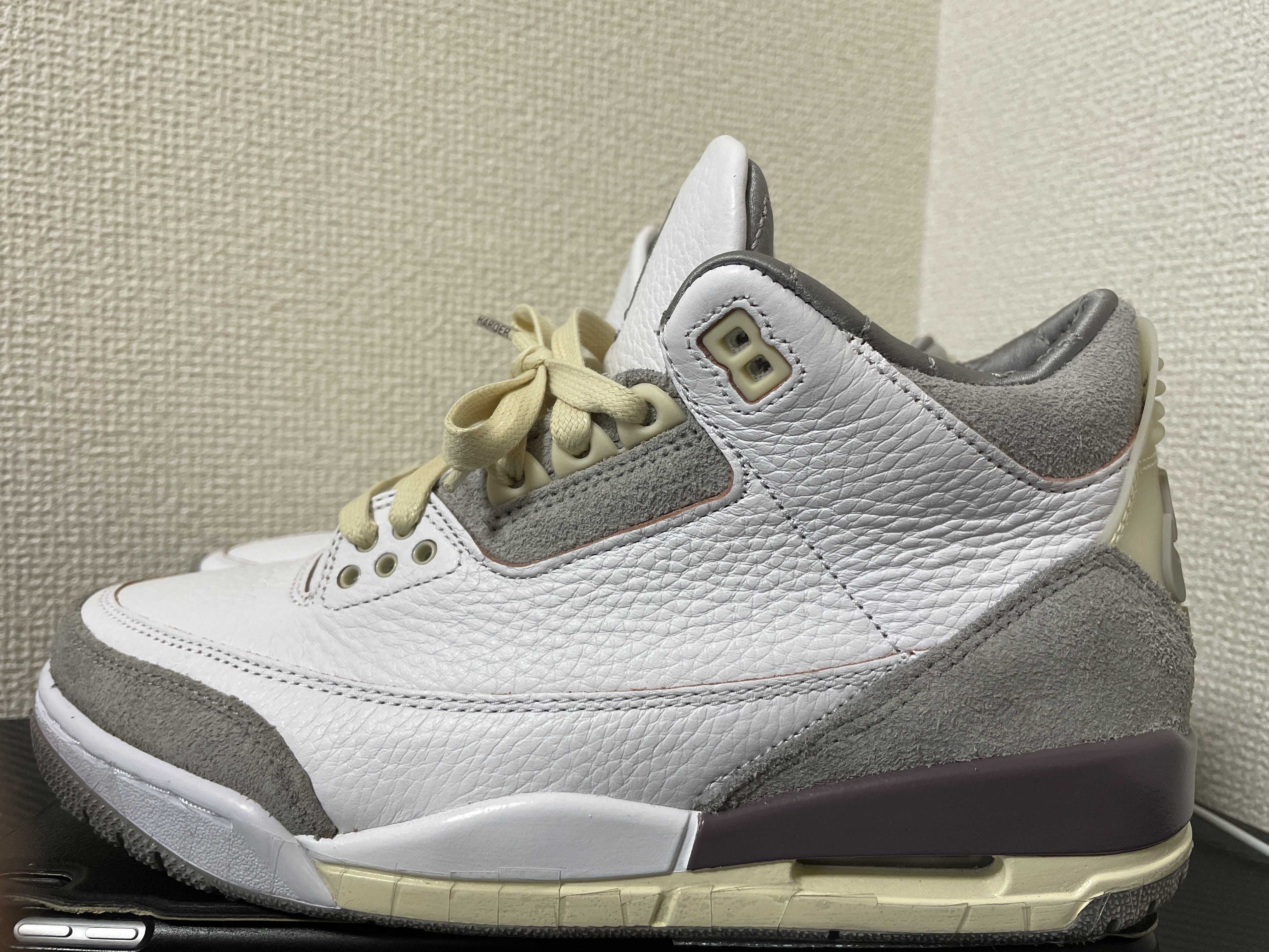 A Ma Maniere × Nike Women's Air Jordan 3 Retro SP "White/Medium Grey Violet Ore"