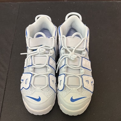 Nike Air More Uptempo Embossed "White/Royal Blue"