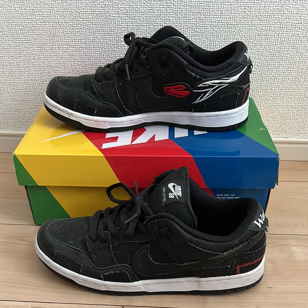 Wasted Youth × Nike SB Dunk Low "Black Denim" / VERDY