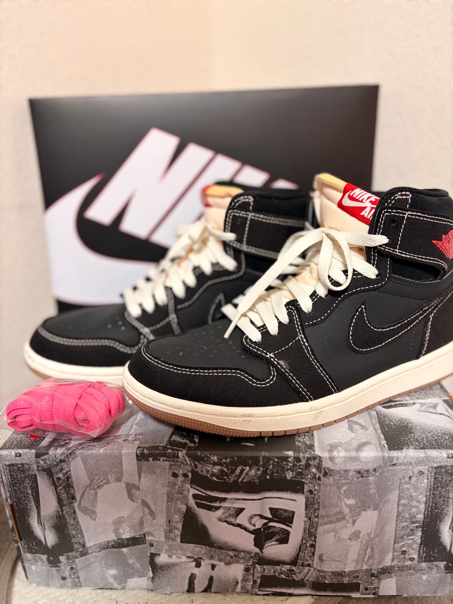 Nike Air Jordan 1 High OG Flight Club "Black/Sail"