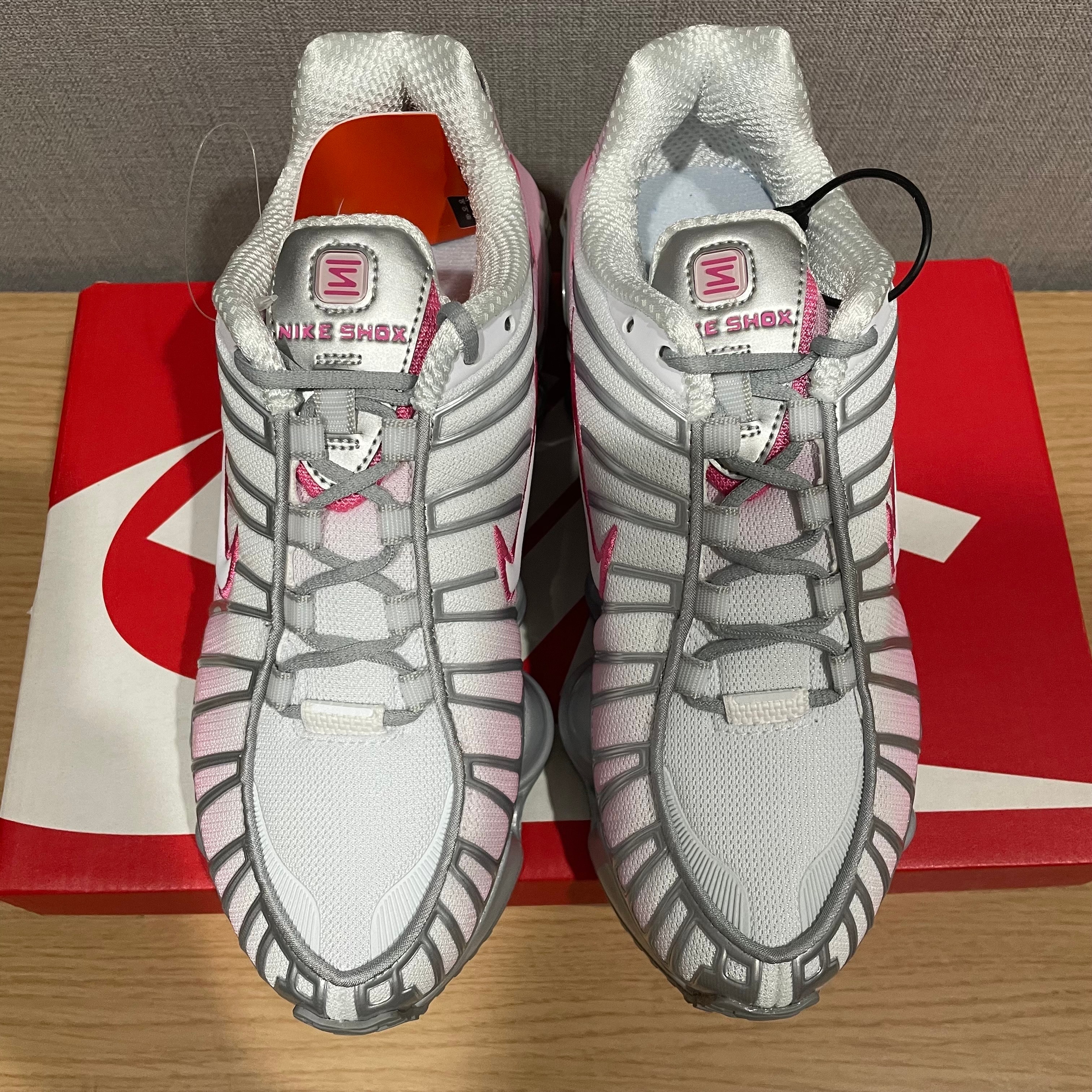 Nike Women's Shox TL "Metallic Platinum/Pinksicle"