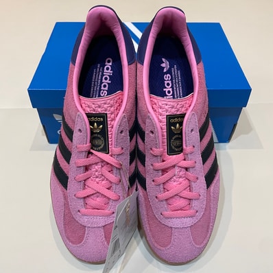 adidas Women's Gazelle Indoor "Bliss Pink/Core Black/Collegiate Purple"
