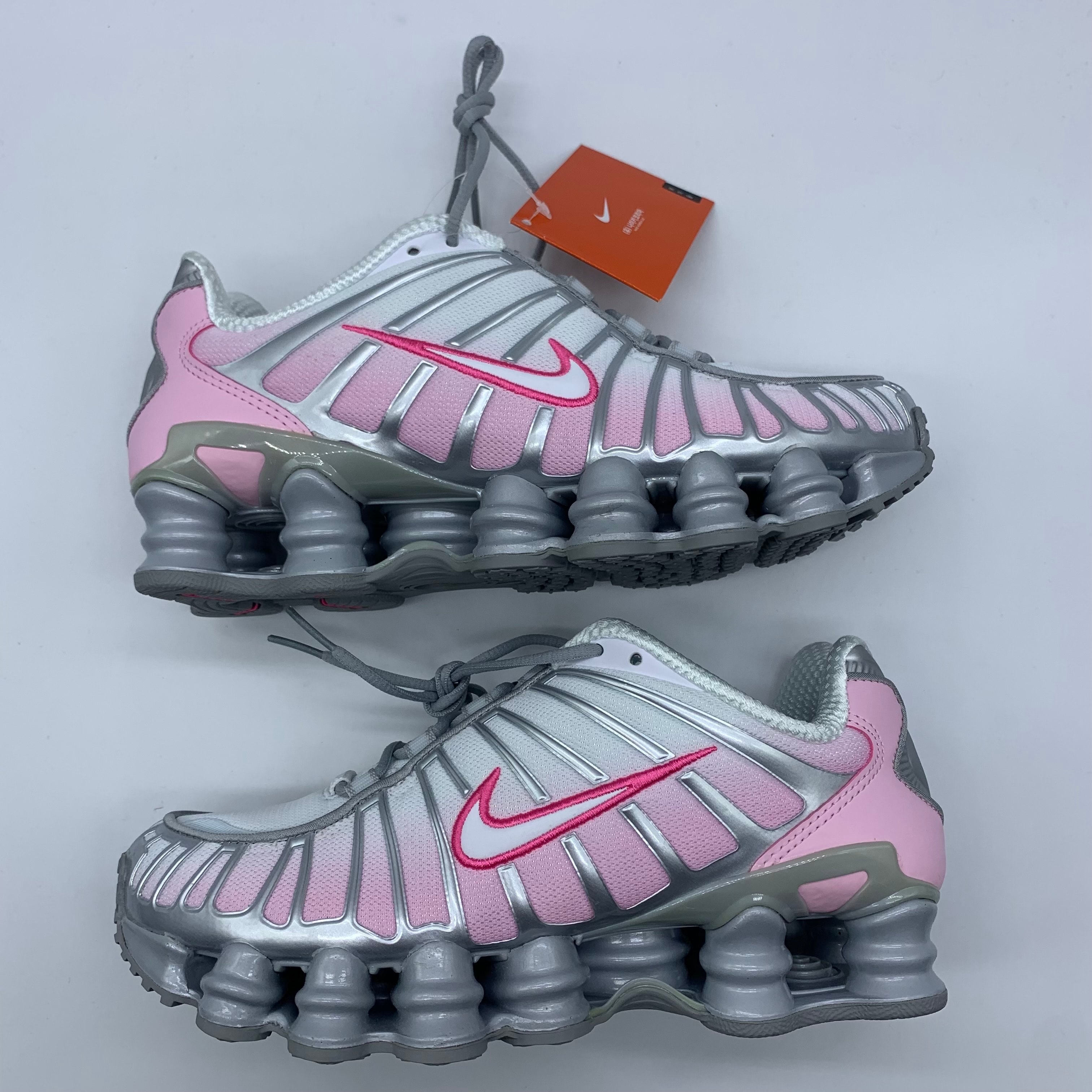 Nike Women's Shox TL "Metallic Platinum/Pinksicle"