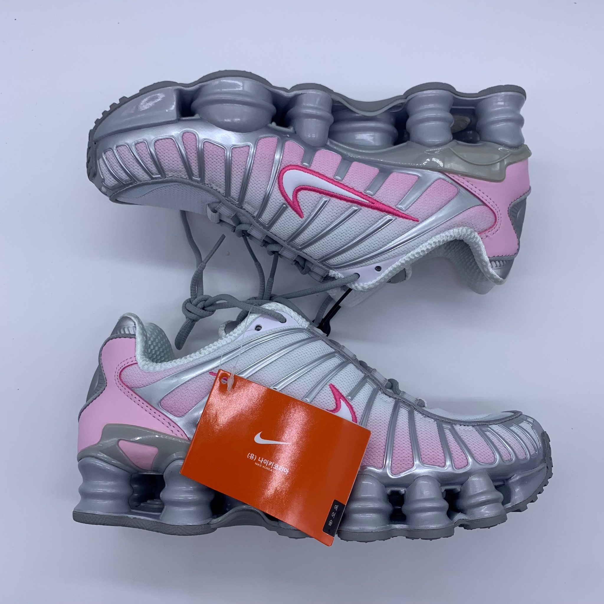Nike Women's Shox TL "Metallic Platinum/Pinksicle"