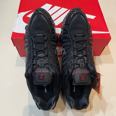 Nike Shox TL "Black/Metallic Hematite/Max Orange/Black"