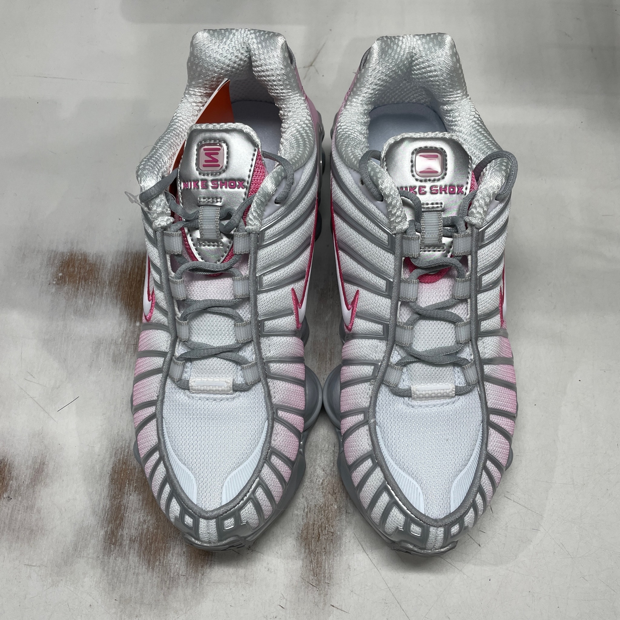 Nike Women's Shox TL "Metallic Platinum/Pinksicle"